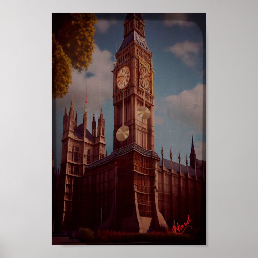 The Real Big Ben - Gen AI Poster (Voorkant)