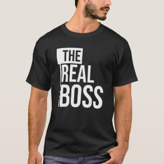 The Real Boss - Hers en Zijn Matching Couples Vale T-shirt