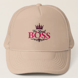 The Real Boss Women’s Stylish Trucker Hat,  Pet
