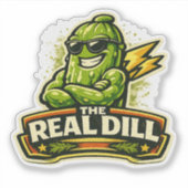 The Real Dill - Foodie Fiends Sticker (Voorkant)