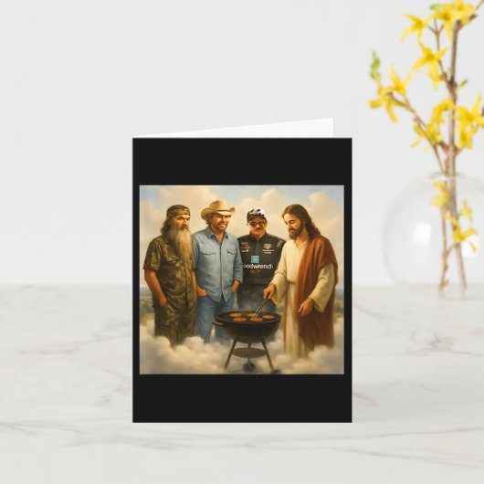 The Real Gang Meet Up In Heaven beroemd gemaakt do Kaart (Gele Bloem)