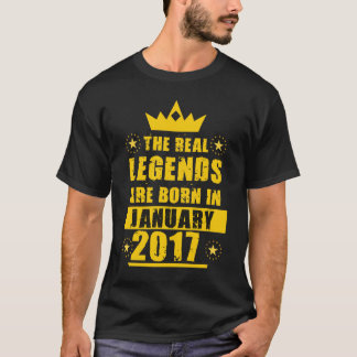 The Real Legends zijn geboren in januari 2017 retr T-shirt