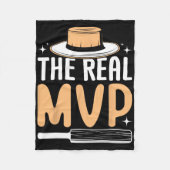 The Real Mvp Cricket Fleece Deken (Voorkant)
