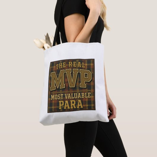 The Real MVP: Most Valuable Para Custom Tote Bag (Dichtbij)