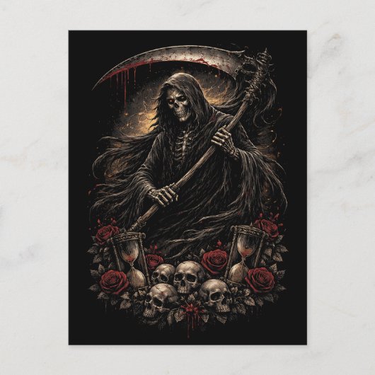 The Reaper’s Hourglass Briefkaart (Voorkant)