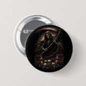 The Reaper’s Hourglass Ronde Button 5,7 Cm (Voorkant /achterkant)