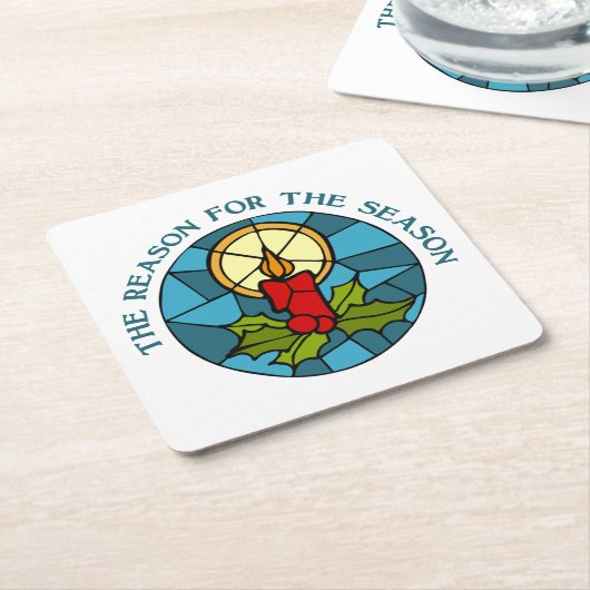 The Reason for the Season 3 Kartonnen Onderzetters (Schuin)
