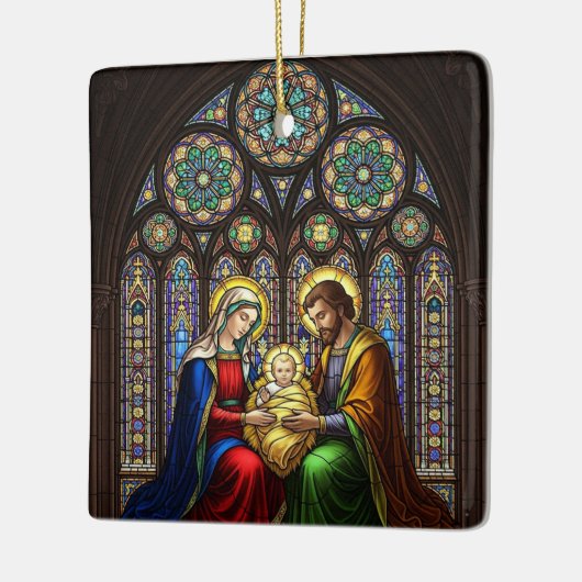 The Reason for the Season Nativity personalized Keramisch Ornament (Links)