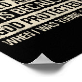 The Reason I'm Old And Wise Insrational Christian Poster (Hoek)