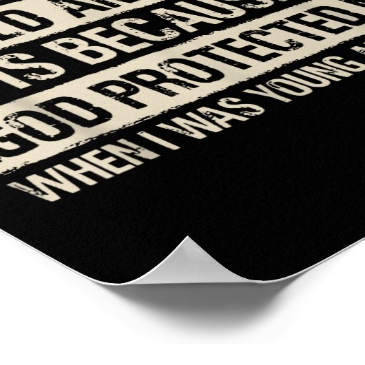 The Reason I'm Old And Wise Insrational Christian Poster (Hoek)