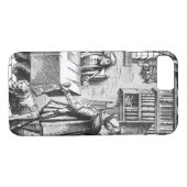 The Receiver of Taxes, na een houtsnip in Praxis Case-Mate iPhone Case (Achterkant (Horizontaal))