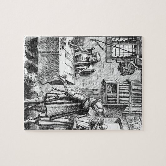 The Receiver of Taxes, na een houtsnip in Praxis Legpuzzel (Horizontaal)