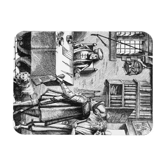 The Receiver of Taxes, na een houtsnip in Praxis Magneet (Horizontaal)