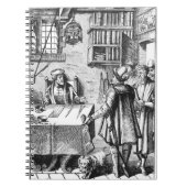 The Receiver of Taxes, na een houtsnip in Praxis Notitieboek (Voorkant)