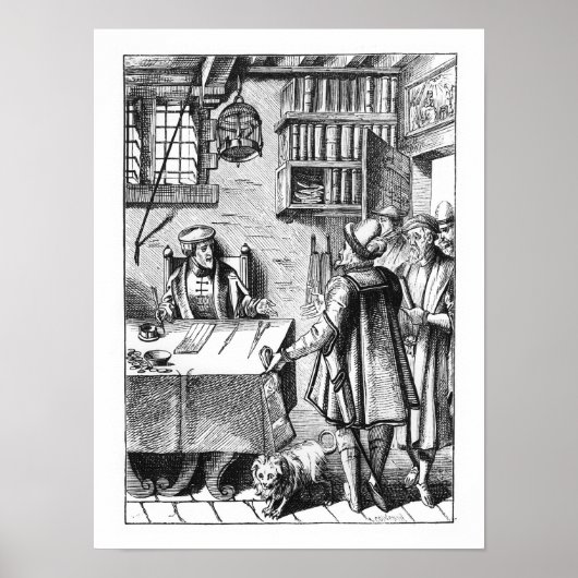 The Receiver of Taxes, na een houtsnip in Praxis Poster (Voorkant)