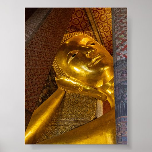 The Reclining Buddha in Bangkok Poster (Voorkant)