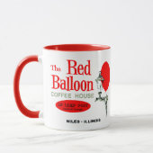 The Red Balloon Coffee House, Niles, Illinois Mok (Links)