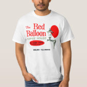 The Red Balloon Coffee House, Niles, Illinois T-shirt (Voorkant)
