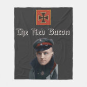 The Red Baron WWI Fleece Deken (Voorkant)