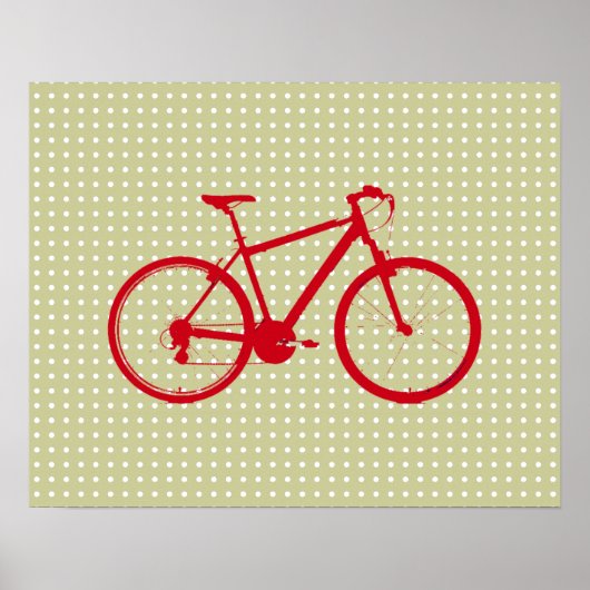 The red bike poster (Voorkant)