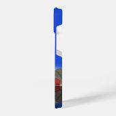 The Red Boat Houses Sunndalsøra Noorwegen iPhone Hoesje (Linkerkant)