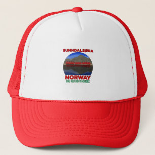 The Red Boat Houses Sunndalsøra Noorwegen Trucker Pet