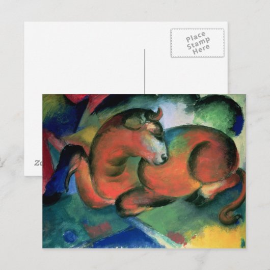 The Red Bull, 1912 Briefkaart (Voorkant / Achterkant)