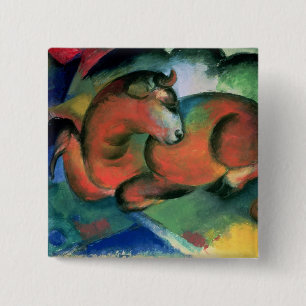 The Red Bull, 1912 Vierkante Button 5,1 Cm