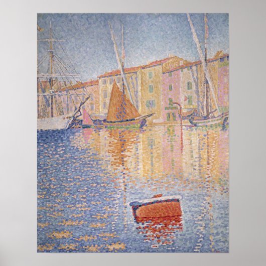 The Red Buoy, Saint Tropez, 1895 Poster (Voorkant)