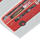 The Red Double-Decker London Bus Korte Tafelloper (Hoek)