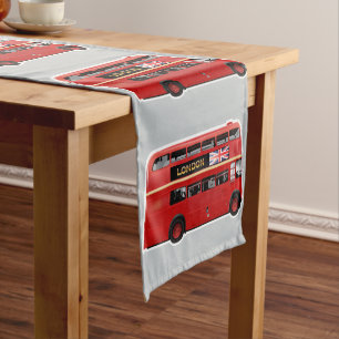The Red Double-Decker London Bus Korte Tafelloper