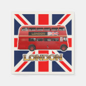 The Red Double-Decker London Bus Servet (Voorkant)