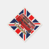 The Red Double-Decker London Bus Servet (Hoek)