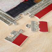 The Red Fan (based on Modigliani's painting) Legpuzzel (Zijkant)