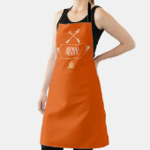 The Red Grillmaster Apron Schort (Insitu)