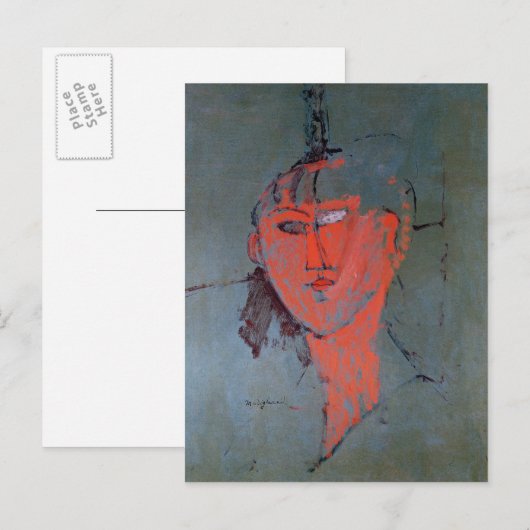 The Red Head, c.1915 Briefkaart (Voorkant / Achterkant)