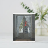 The Red Kerchief, portret van mevrouw Monet (1873) Briefkaart (Staand voorkant)