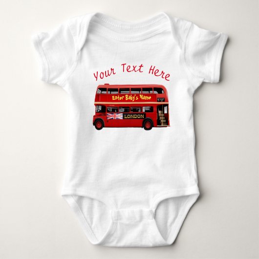 The Red London Bus Romper (Voorkant)
