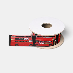 The Red London Bus Satijnen Lint
