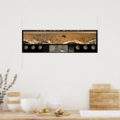 The Red Planet: Super Panorama Frieze Poster (Keuken)
