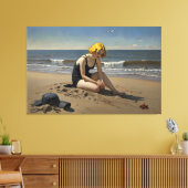 The Red Starfish (Signed Canvas Afdruk (Insitu (Woonkamer))