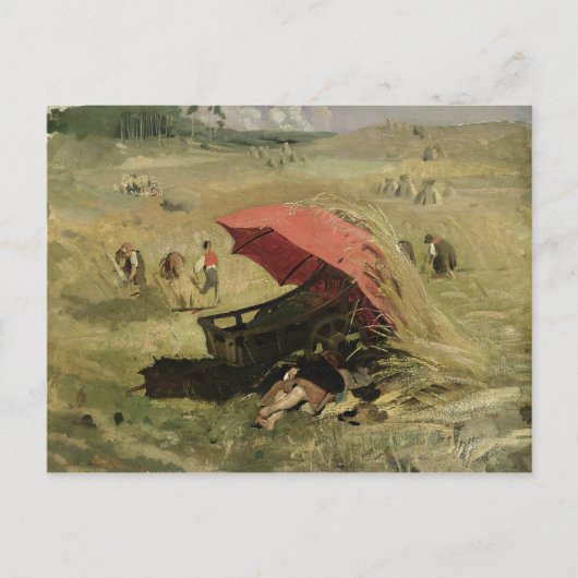 The Red Sunshade, c.1860 Briefkaart (Voorkant)