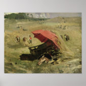 The Red Sunshade, c.1860 Poster (Voorkant)