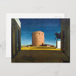 The Red Tower | Giorgio de Chirico | Briefkaart