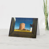 The Red Tower | Giorgio de Chirico |  Kaart (Voorkant)