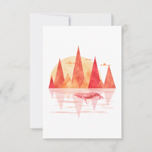 The Red Whale Mountains Kaart (Voorkant)