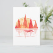 The Red Whale Mountains Kaart (Staand voorkant)