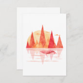 The Red Whale Mountains Kaart (Voorkant / Achterkant)