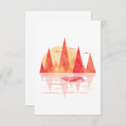 The Red Whale Mountains Kaart (Voorkant / Achterkant)