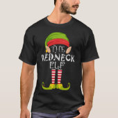 The Redneck Elf Family Matching Group Kerstex T-shirt (Voorkant)